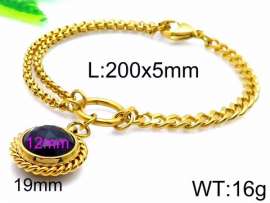 Stainless Steel Gold-plating Bracelet