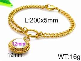 Stainless Steel Gold-plating Bracelet