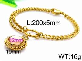 Stainless Steel Gold-plating Bracelet