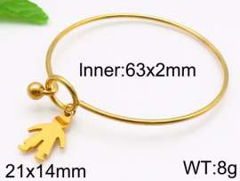 Stainless Steel Gold-plating Bangle