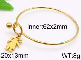 Stainless Steel Gold-plating Bangle