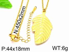 SS Gold-Plating Necklace