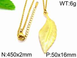 SS Gold-Plating Necklace
