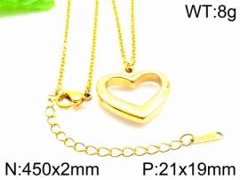 SS Gold-Plating Necklace