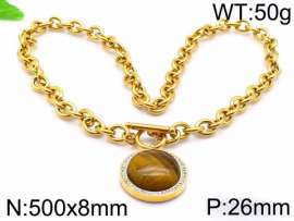 SS Gold-Plating Necklace
