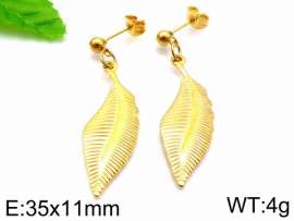 SS Gold-Plating Earring