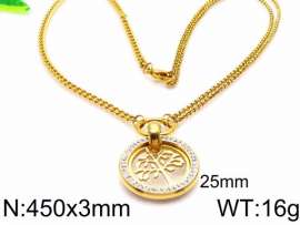 SS Gold-Plating Necklace