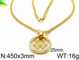 SS Gold-Plating Necklace