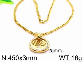 SS Gold-Plating Necklace