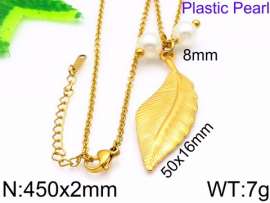 SS Gold-Plating Necklace