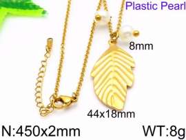SS Gold-Plating Necklace