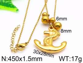 SS Gold-Plating Necklace