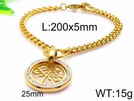 Stainless Steel Gold-plating Bracelet