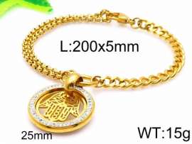 Stainless Steel Gold-plating Bracelet