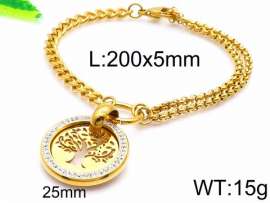 Stainless Steel Gold-plating Bracelet