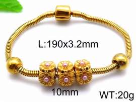 Stainless Steel Gold-plating Bracelet