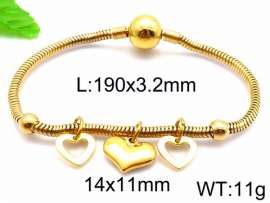 Stainless Steel Gold-plating Bracelet