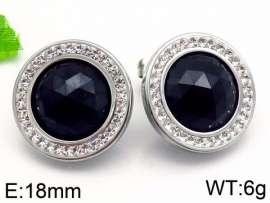 Stainless Steel Stone&Crystal Earring