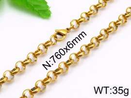 SS Gold-Plating Necklace
