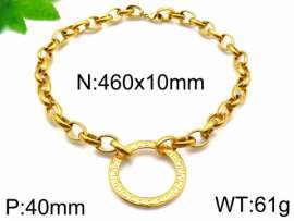 SS Gold-Plating Necklace