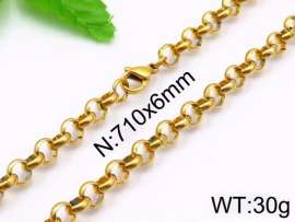 SS Gold-Plating Necklace