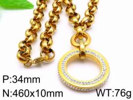 SS Gold-Plating Necklace