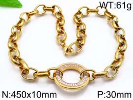 SS Gold-Plating Necklace