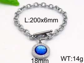 Stainless Steel Stone Bracelet