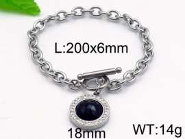 Stainless Steel Stone Bracelet