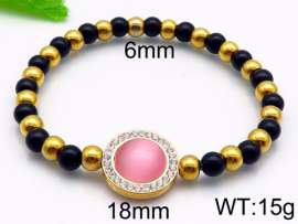 Stainless Steel Stone Bracelet