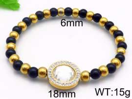 Stainless Steel Stone Bracelet