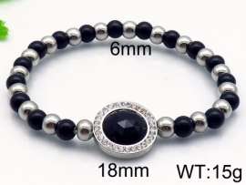 Stainless Steel Stone Bracelet