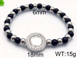 Stainless Steel Stone Bracelet