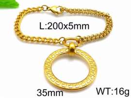 Stainless Steel Gold-plating Bracelet