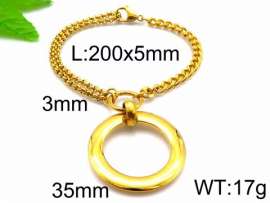 Stainless Steel Gold-plating Bracelet