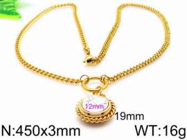 SS Gold-Plating Necklace