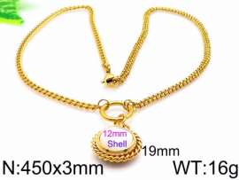 SS Gold-Plating Necklace