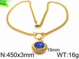 SS Gold-Plating Necklace