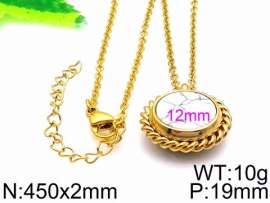 SS Gold-Plating Necklace