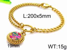 Stainless Steel Gold-plating Bracelet