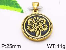 Stainless Steel Gold-plating Pendant
