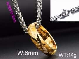SS Gold-Plating Necklace