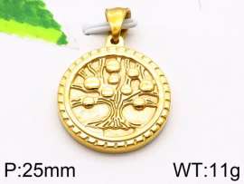 Stainless Steel Gold-plating Pendant