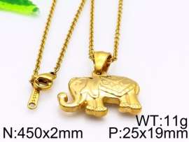 SS Gold-Plating Necklace