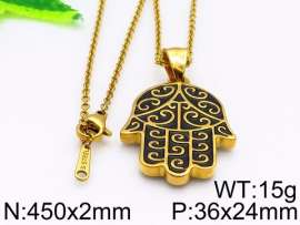 SS Gold-Plating Necklace