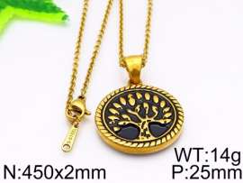SS Gold-Plating Necklace