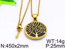 SS Gold-Plating Necklace