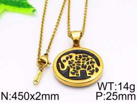 SS Gold-Plating Necklace