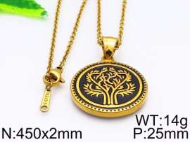 SS Gold-Plating Necklace