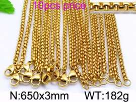 Staineless Steel Small Gold-plating Chain